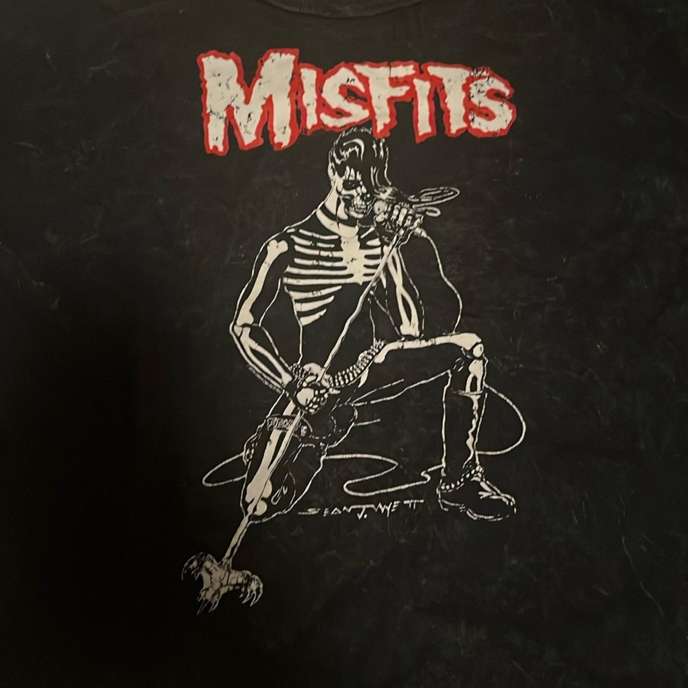 Misfits crop top, size L